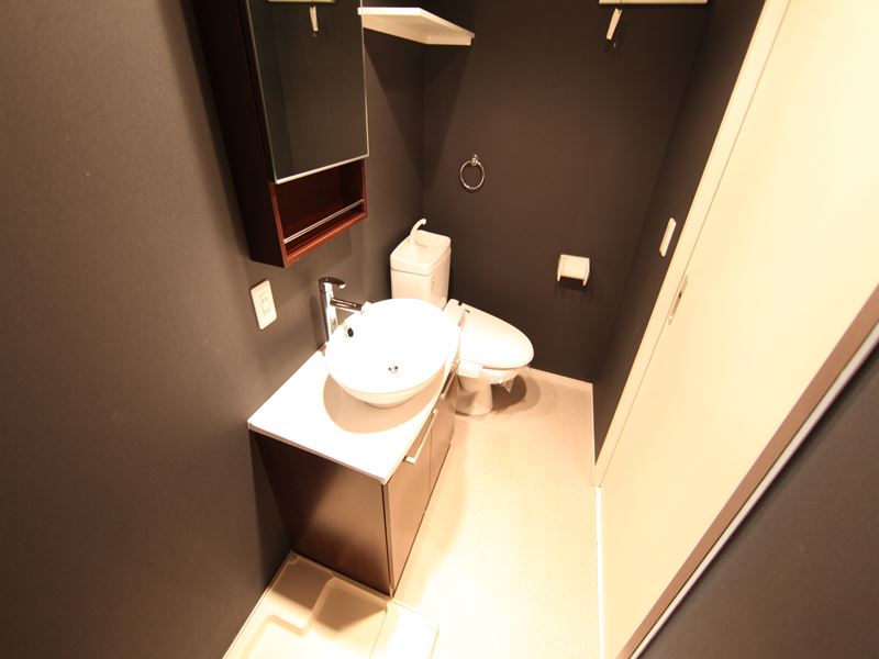 イメージ画像 脱衣所 オシャレな独立洗面台付