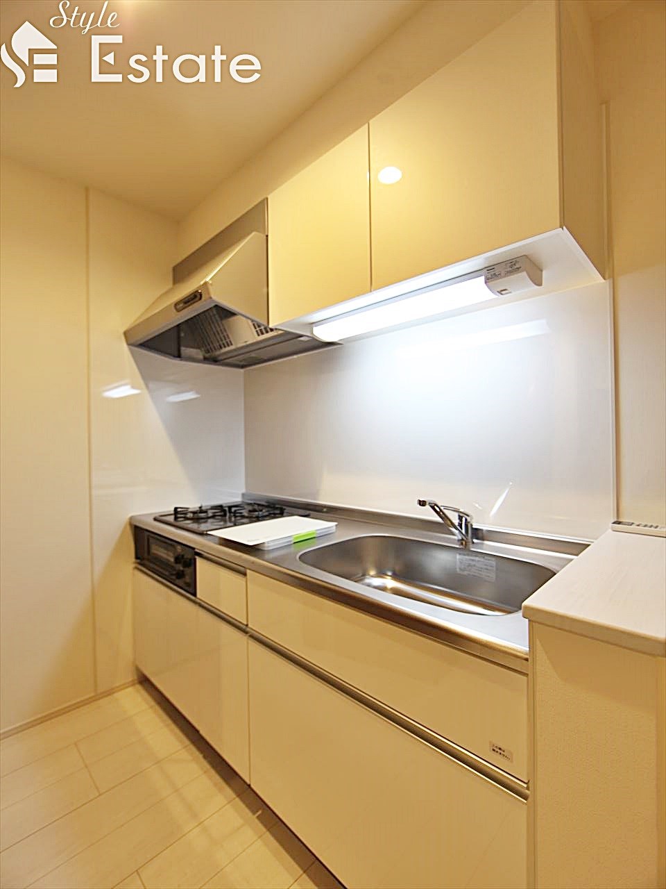 システムキッチン 2口コンロ グリル付き