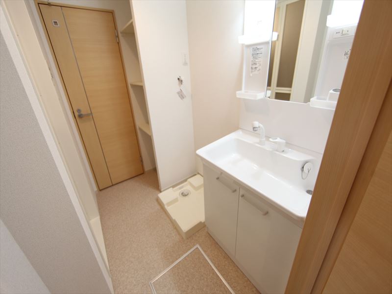 シャンプードレッサー付の洗面台