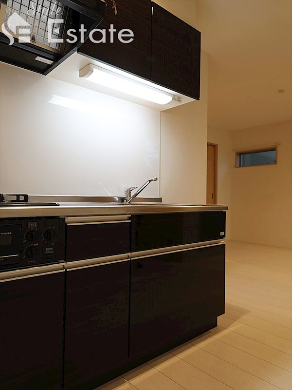 システムキッチン★2口ガスコンロ付★グリル付