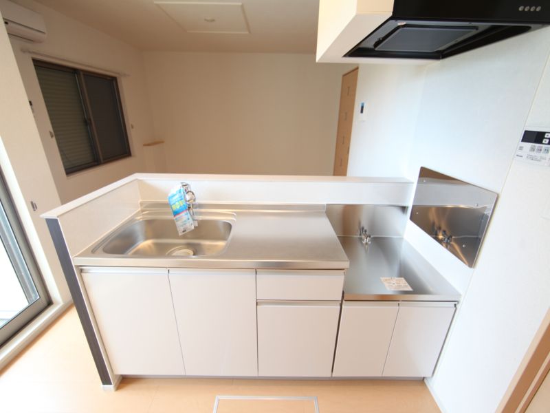 キッチン2口コンロ設置可