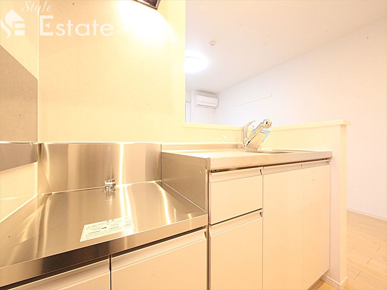 キッチン 2口ガスコンロ設置可