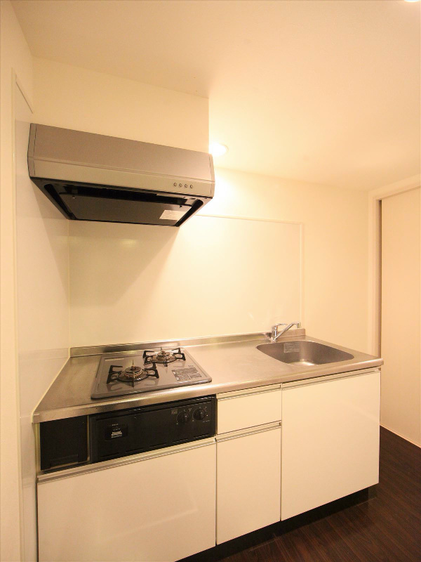 キッチン 2口ガスコンロ付