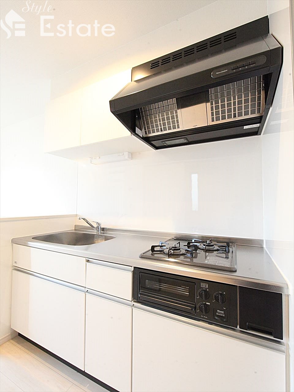 システムキッチン 2口コンロ グリル付