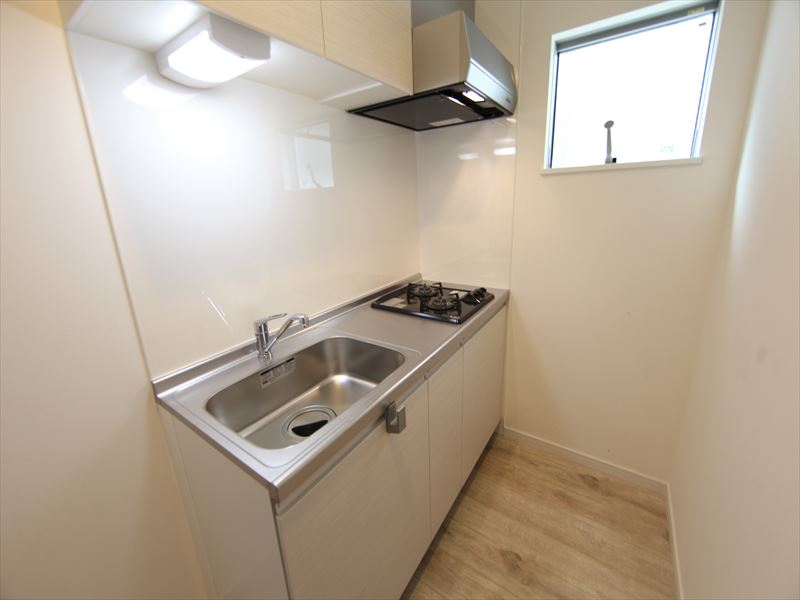 システムキッチン(ガス2口コンロ)