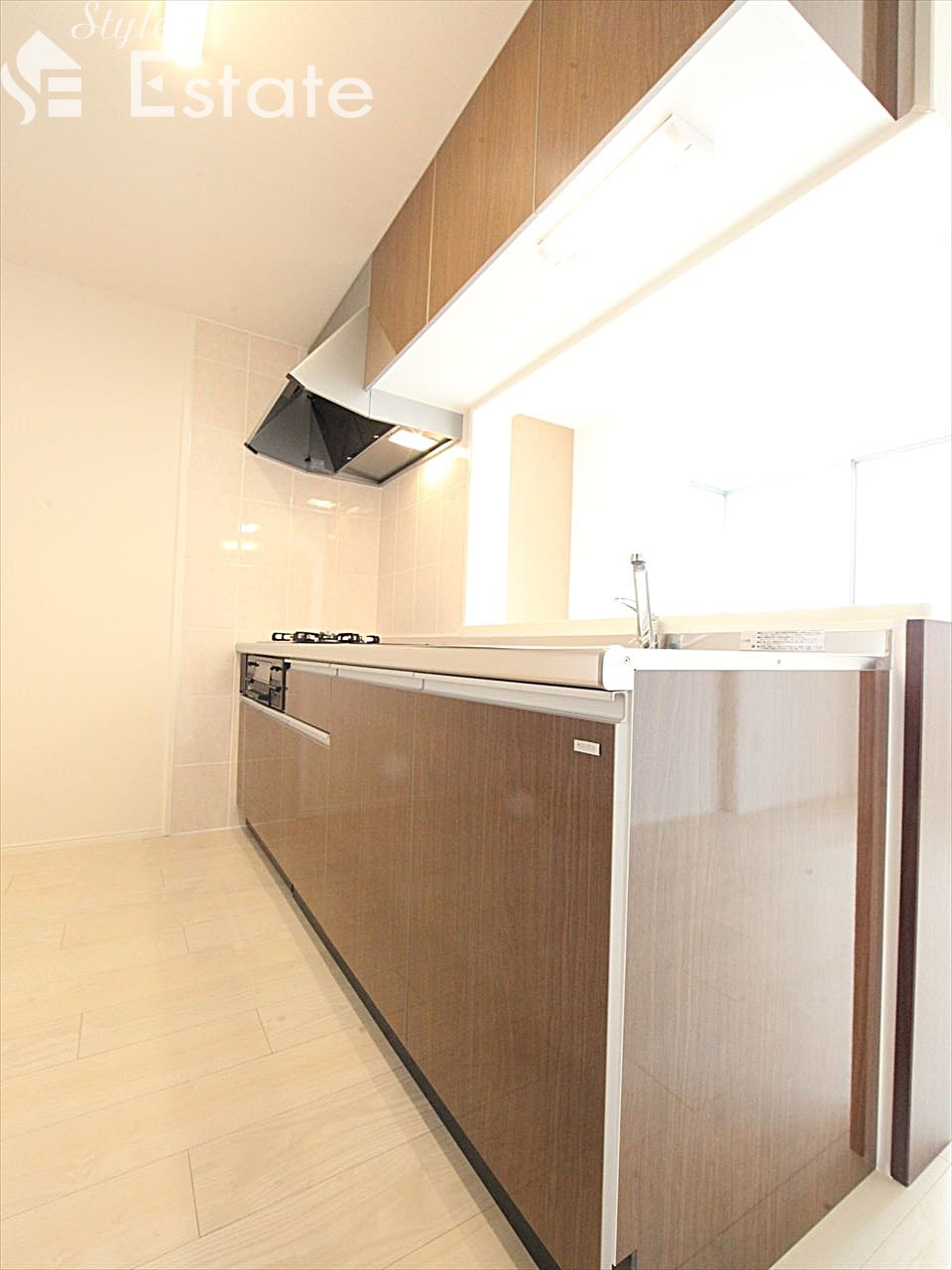 カウンターキッチン 3口コンロ グリル付