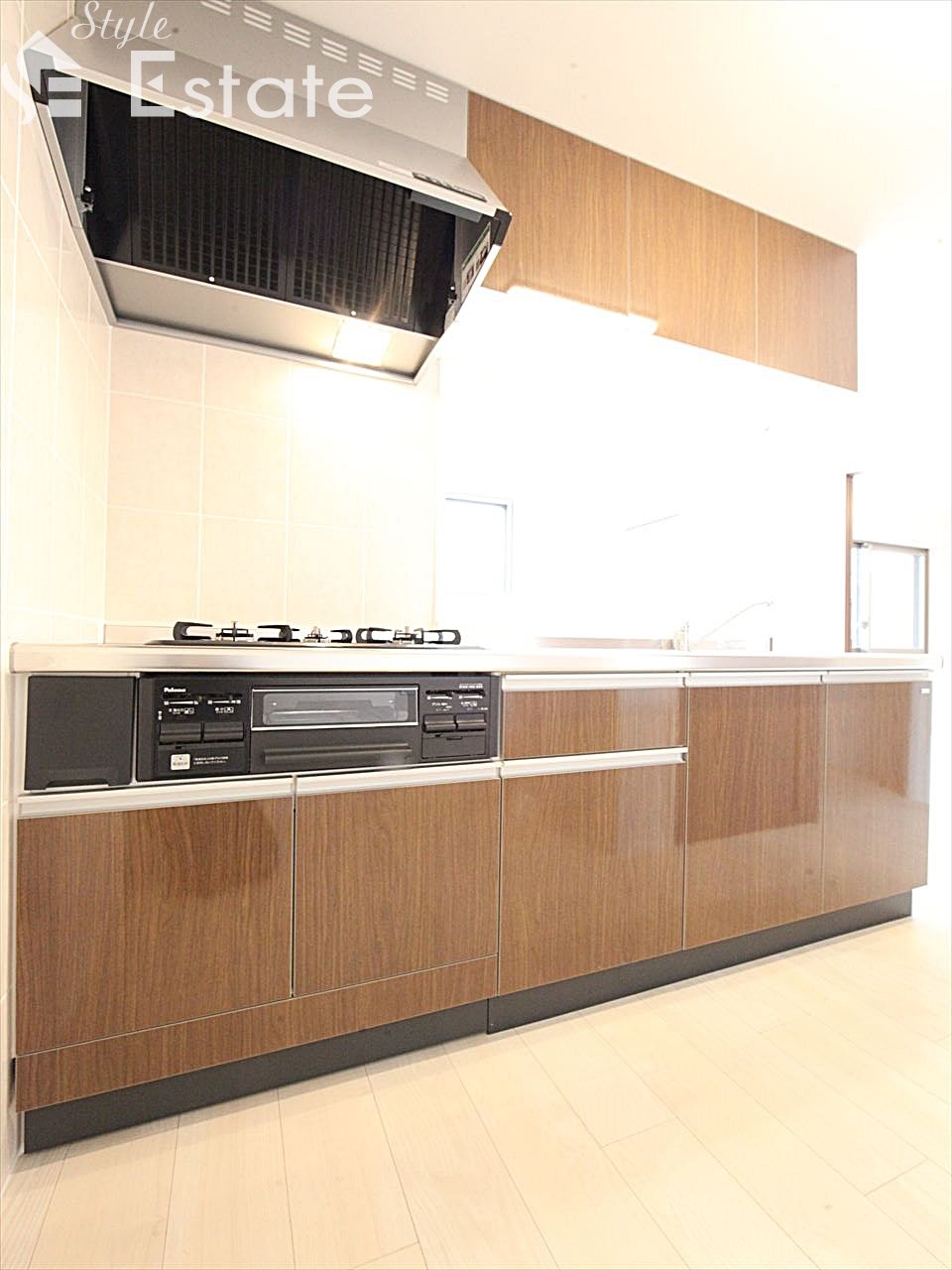 カウンターキッチン 3口コンロ グリル付き