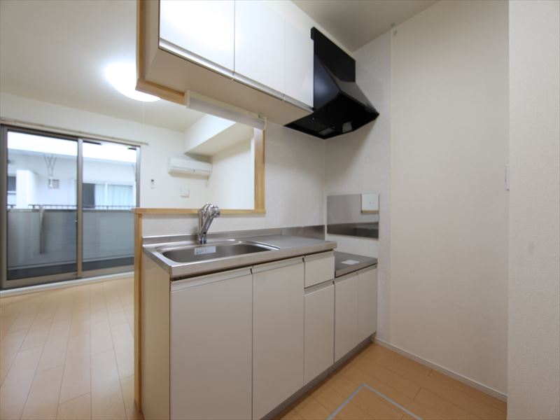 キッチン 2口コンロ設置可