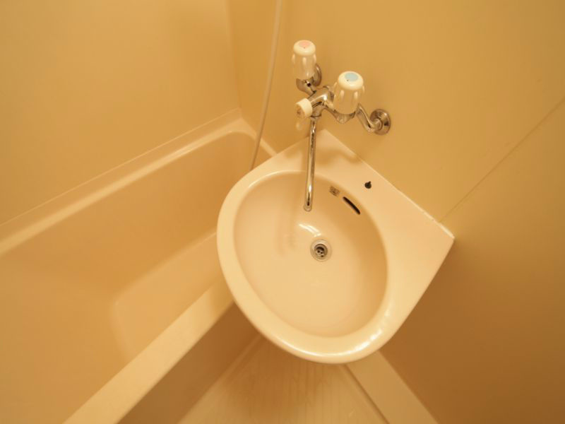 バスルームの洗面台あります♪