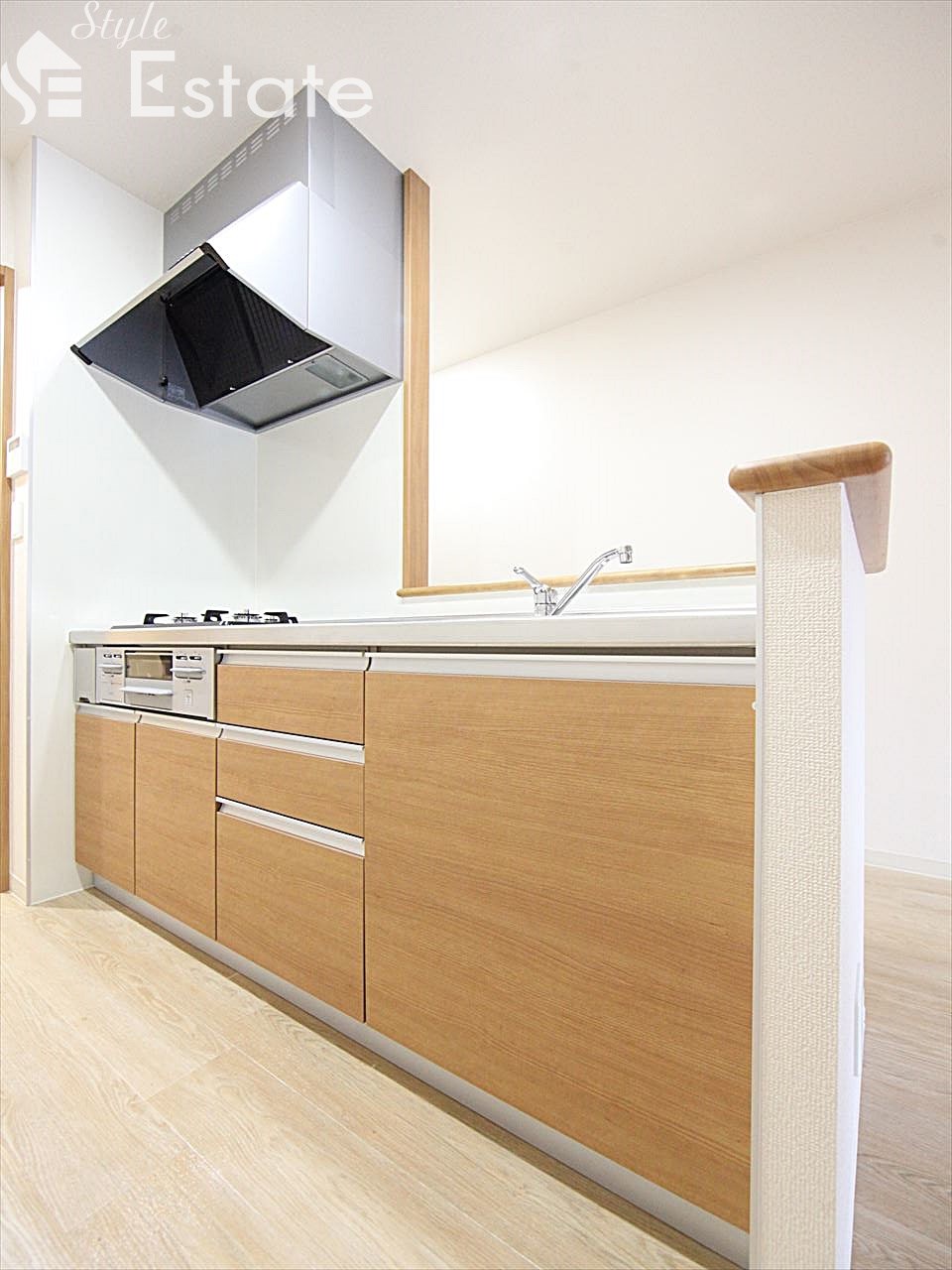 システムキッチン 3口コンロ グリル付