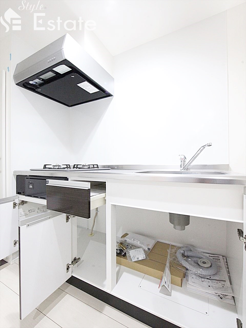 システムキッチン 2口コンロ