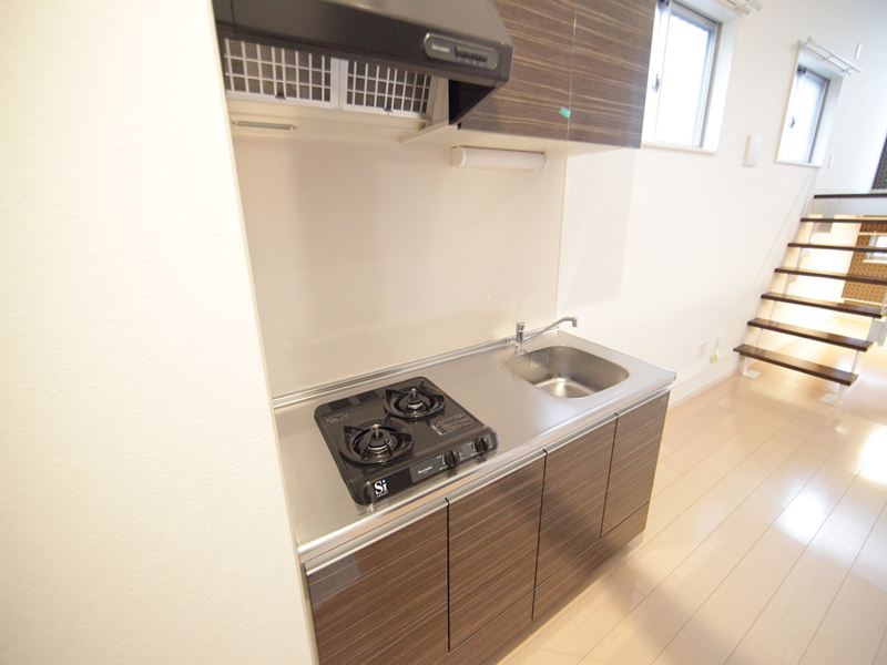 システムキッチン(ガス2口コンロ)