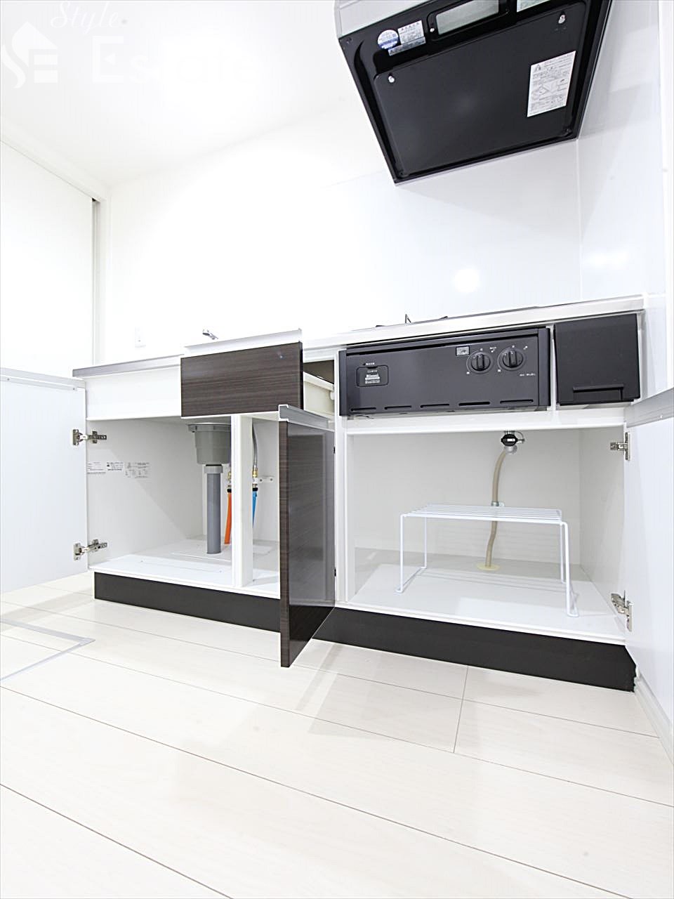 システムキッチン 2口コンロ