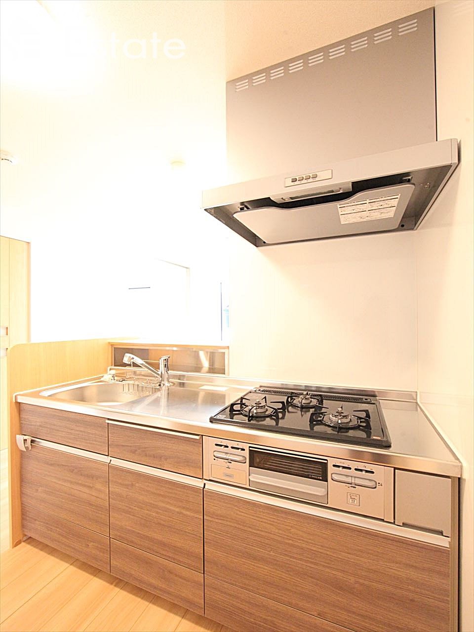 システムキッチン 3口コンロ グリル付