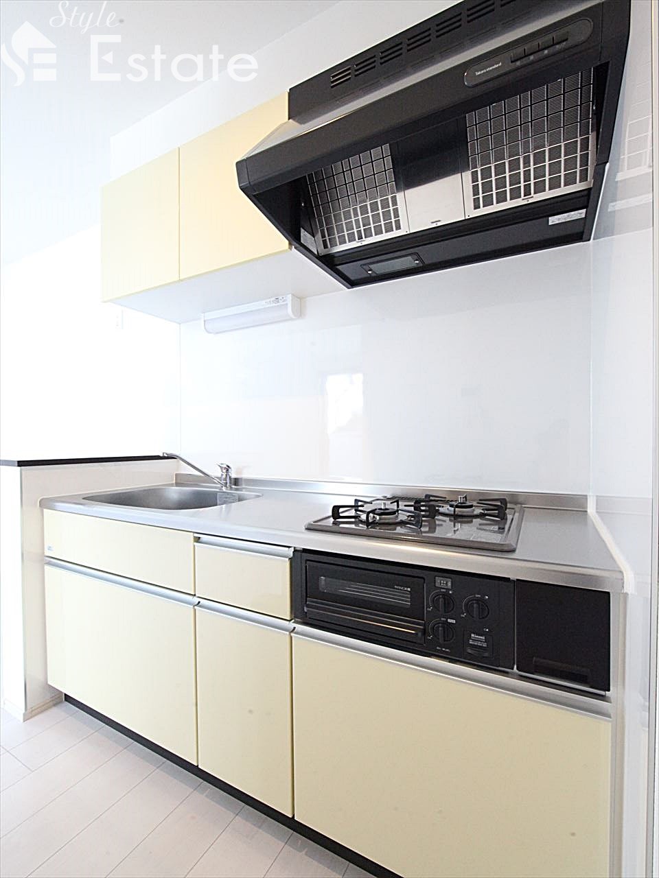 システムキッチン 2口コンロ グリル付