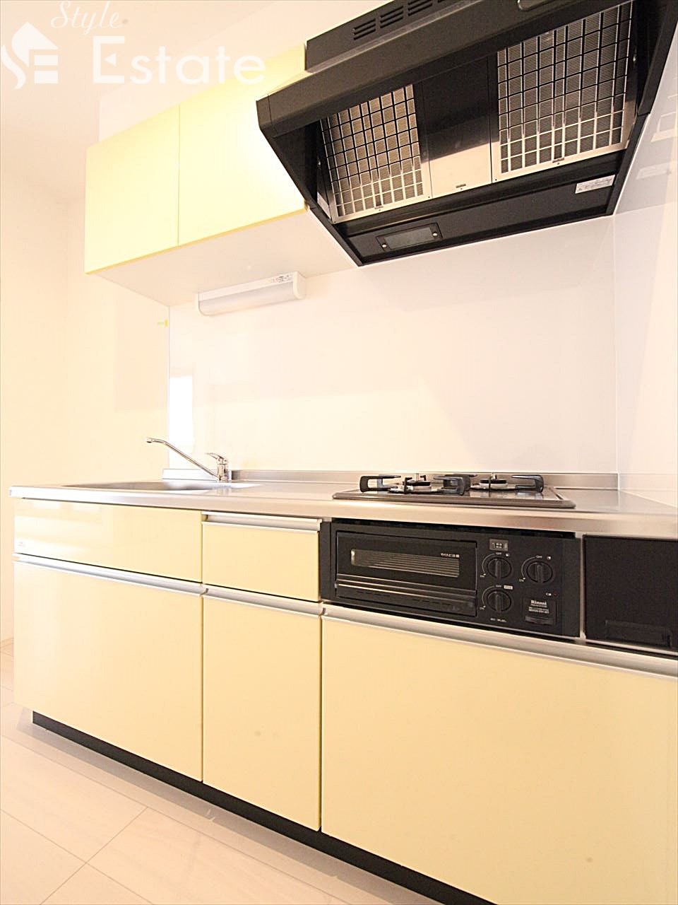 システムキッチン 2口コンロ グリル付