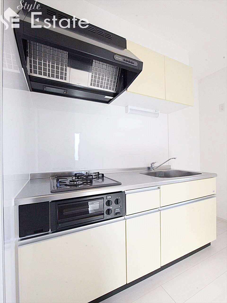 システムキッチン 2口コンロ グリル付