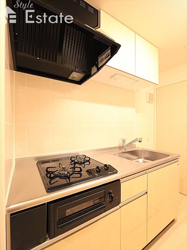 システムキッチン 2口コンロ グリル付