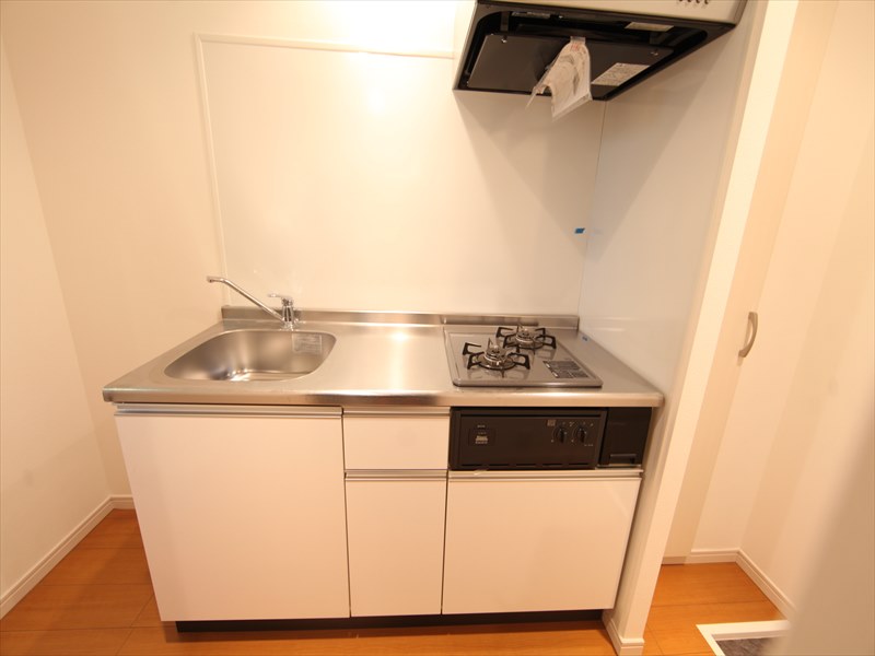 システムキッチン(ガス2口コンロ)