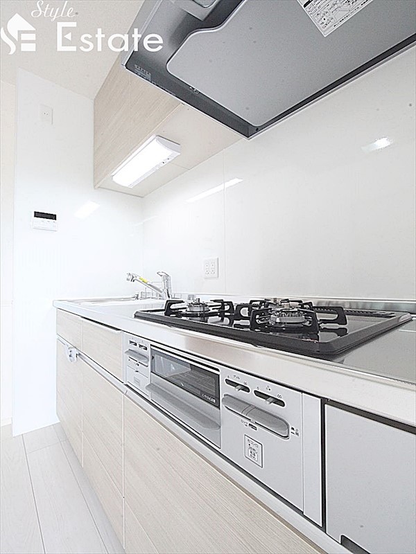 システムキッチン 3口コンログリル付