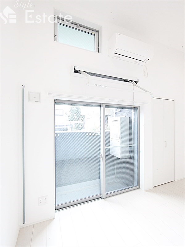 エアコン 室内物干し