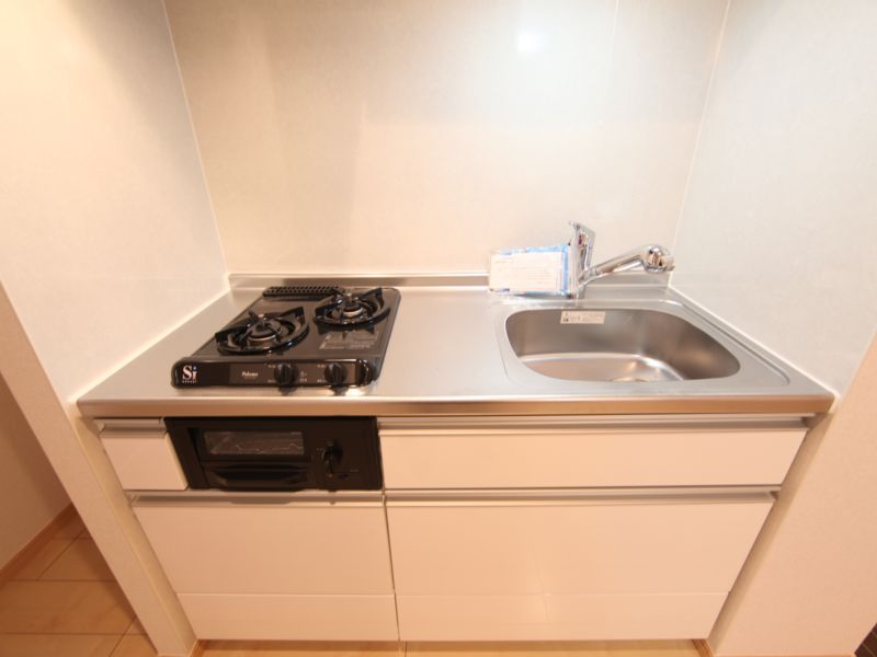 システムキッチン(ガスコンロ2口)