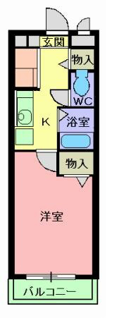 間取り洋室7帖 セパレート