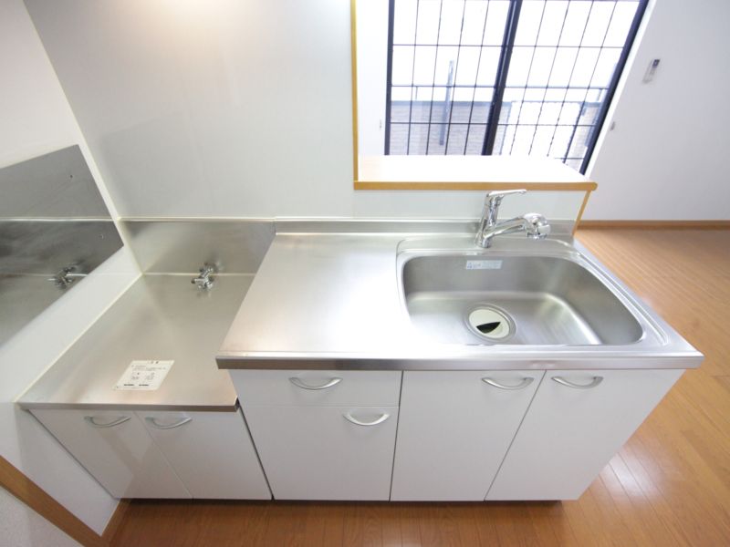 カウンターキッチン(2口コンロ設置可)