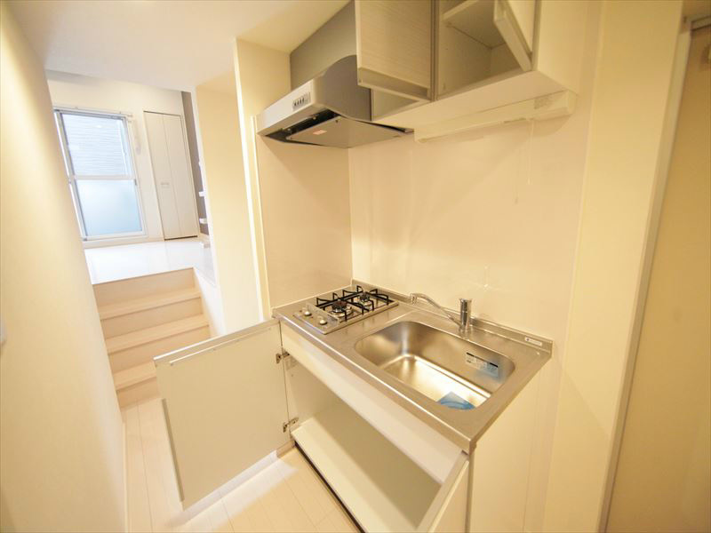 システムキッチン(ガス2口コンロ)