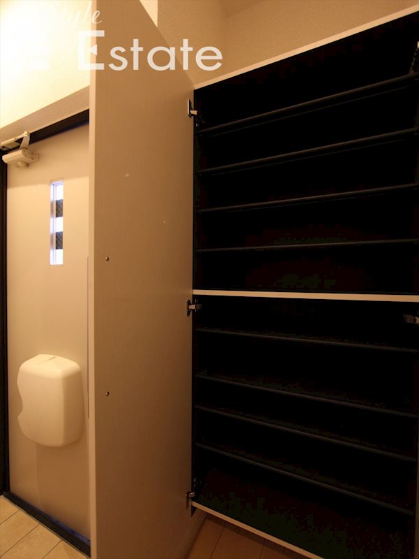 シューズボックス付★鏡付