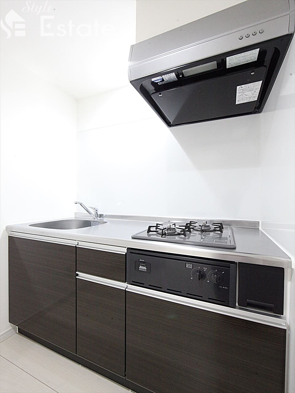 システムキッチン 2口コンロ 同仕様物件内装