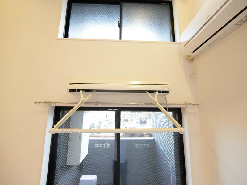 室内に干せます!