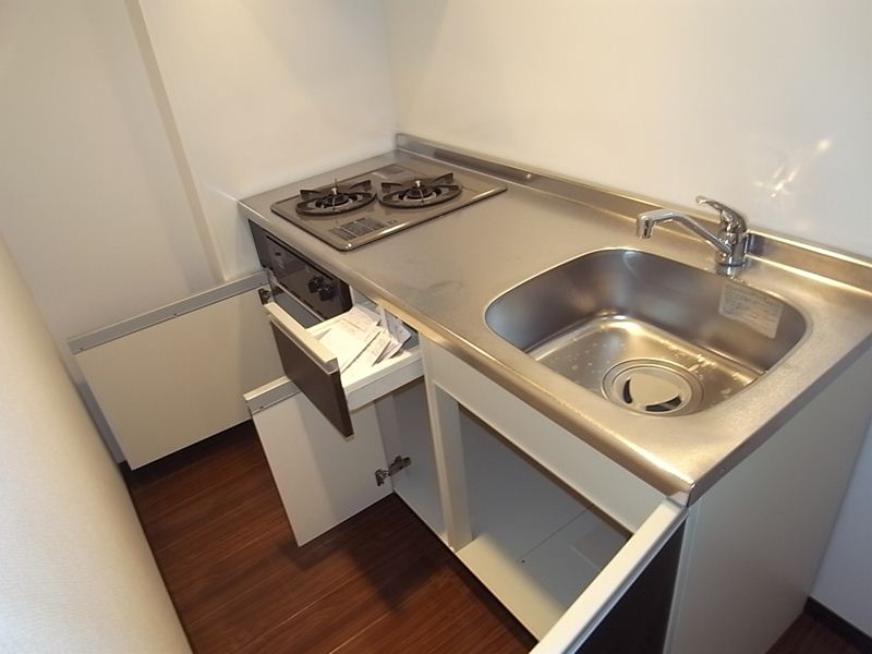 システムキッチン(ガス2口)