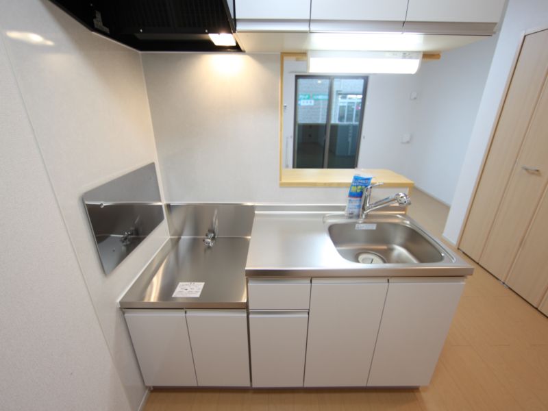 カウンターキッチン 2口コンロ設置可