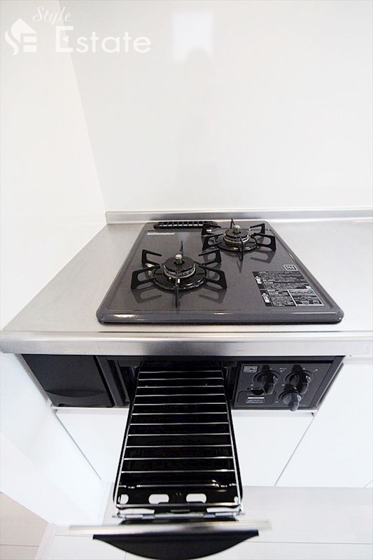 二口ガスコンロ付 グリル付 同仕様内装