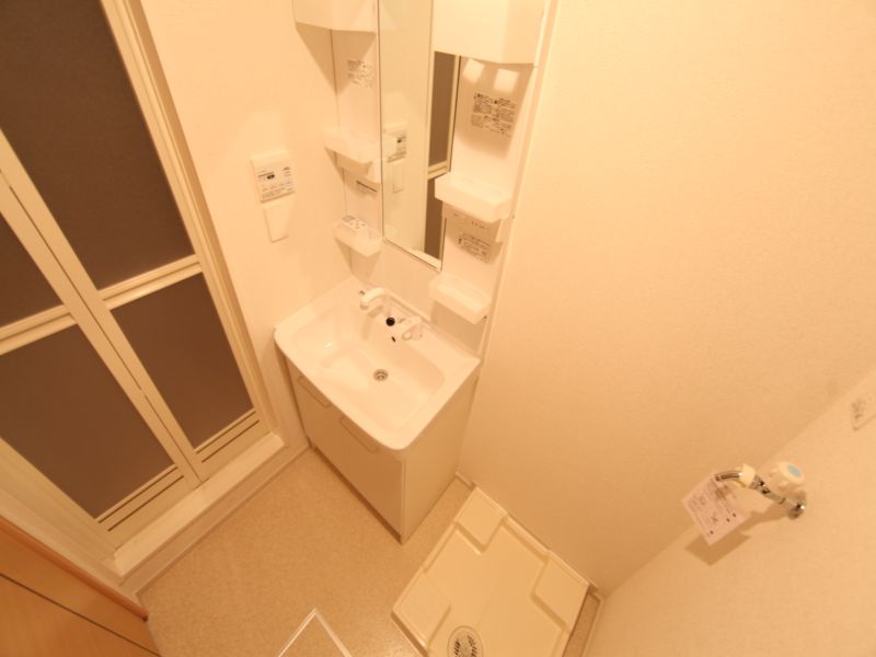 脱衣所 シャンプードレッサー付き