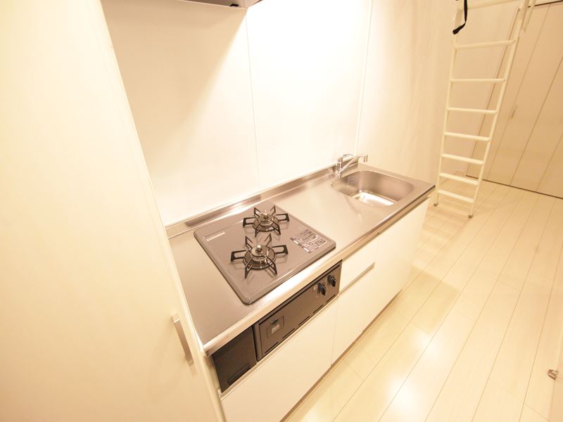 システムキッチン(ガス2口コンロ)