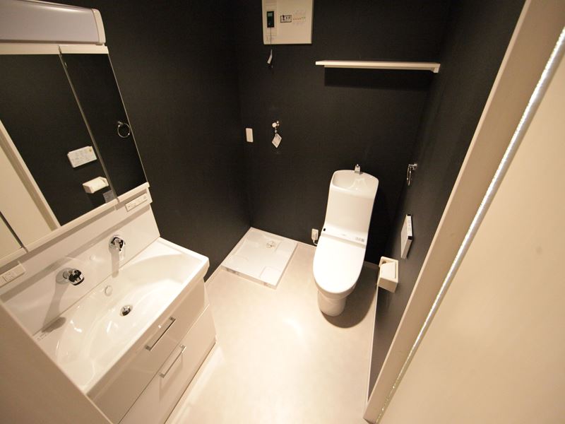 脱衣所 シャンプードレッサー付(3面鏡)