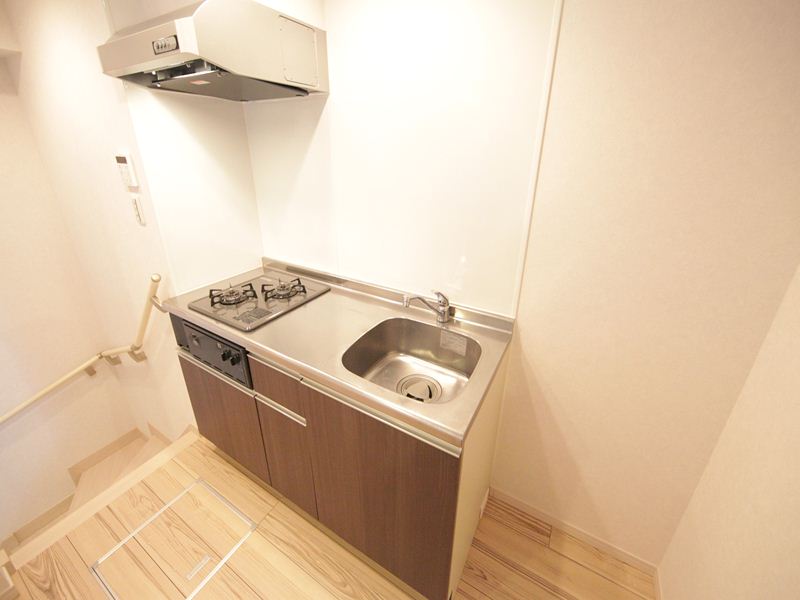 システムキッチン(ガス2口コンロ)