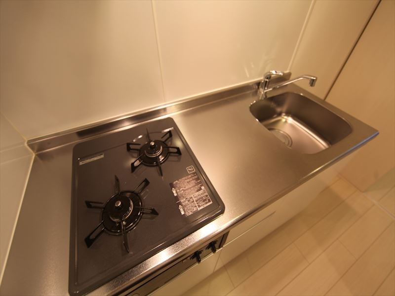 システムキッチン 2口コンロ