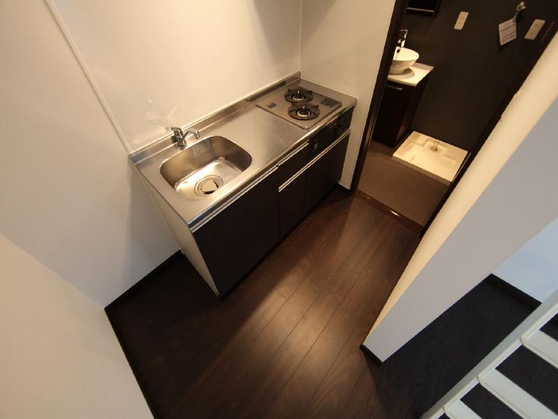 システムキッチン(ガス2口コンロ)