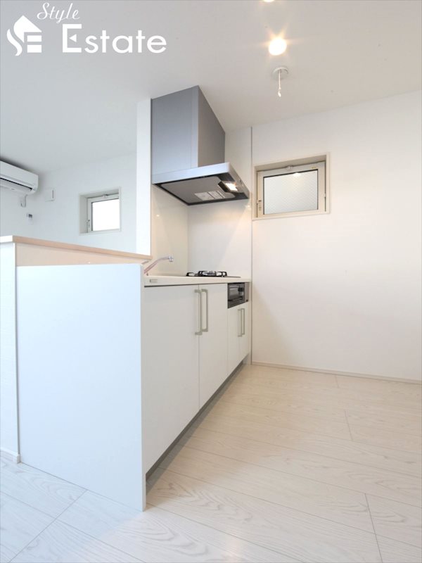 システムキッチン★2口ガスコンロ付★グリル付