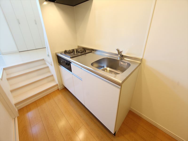 システムキッチン(ガス2口コンロ)