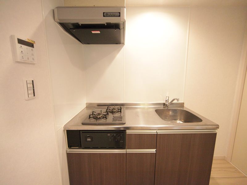 システムキッチン(ガス2口コンロ)