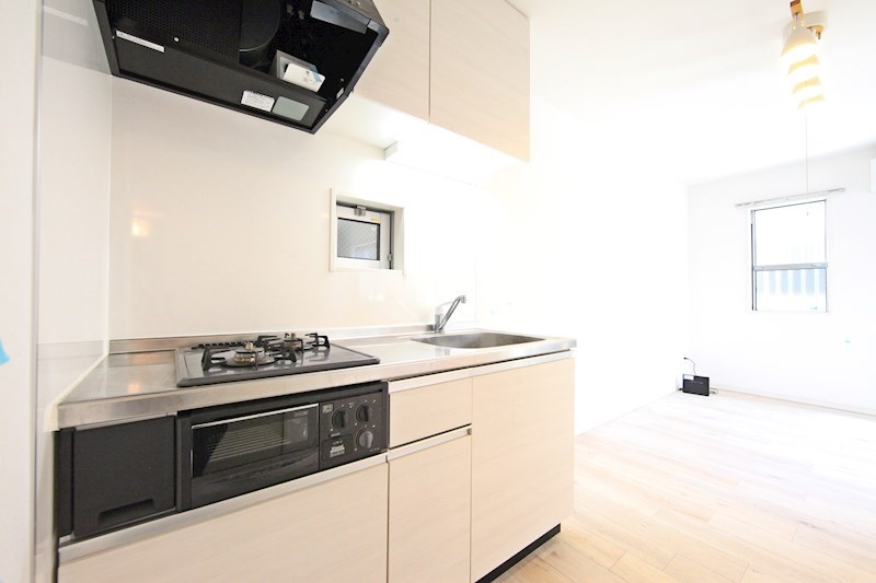 システムキッチン(ガス2口+グリル)