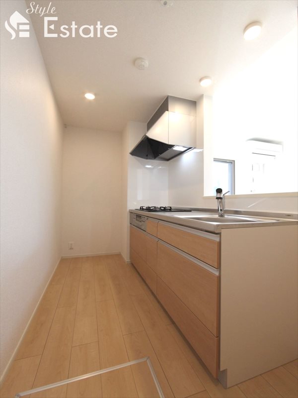 システムキッチン★3口ガスコンロ付★グリル付