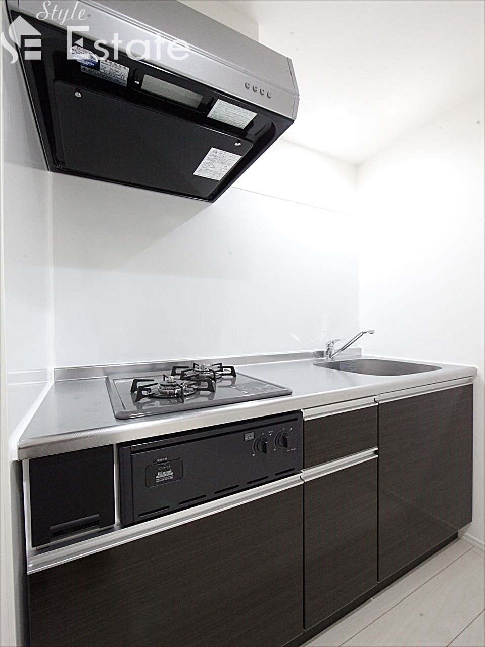 システムキッチン 2口コンロ 同仕様物件内装