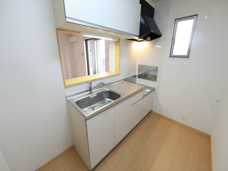 カウンターキッチン 2口コンロ設置可