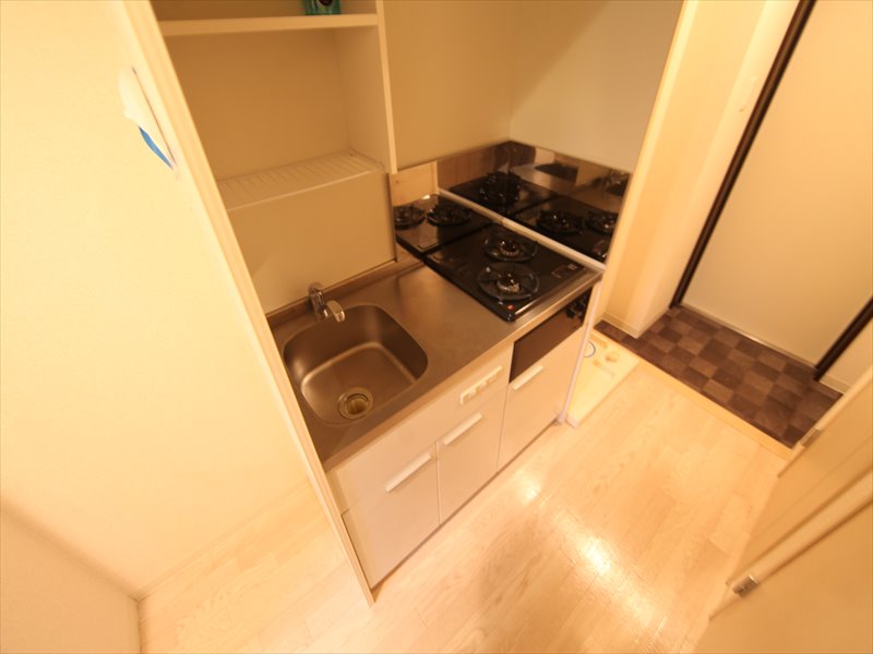 システムキッチン(ガス2口コンロ)