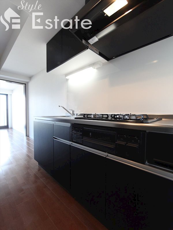 システムキッチン★3口ガスコンロ付★グリル付